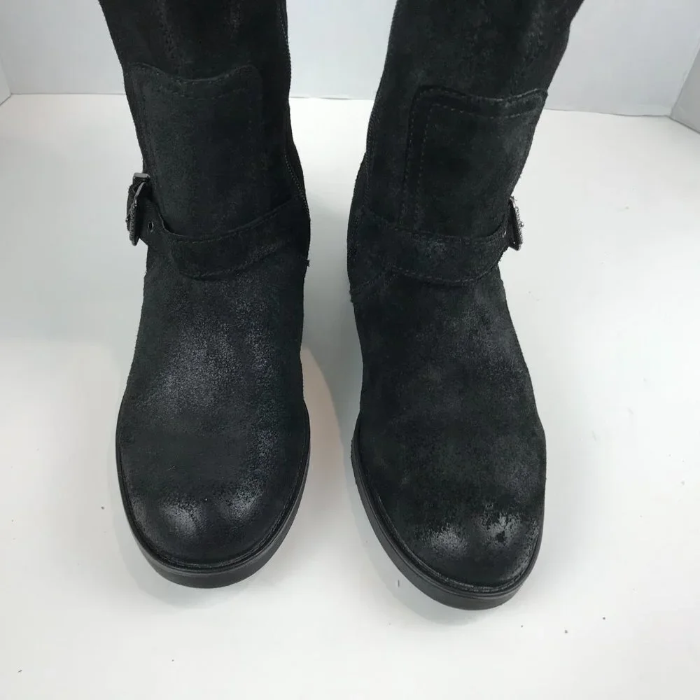 Sam Edelman Black Suede over the knee Boots US 6.5 EU 37